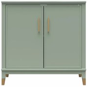 Зелено шкафче 86x85x41 cm Westerleigh – CosmoLiving by Cosmopolitan