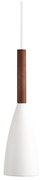 DFTP by Nordlux - Пендел PURE 1xE27/40W/230V бял/орех