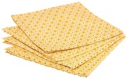 Сет салфетки atmosphera Paty, 40x40 cm, 4 бр - Жълт