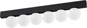 Ideal Lux - LED Плафониера PING PONG 6xLED/3W/230V CRI 90 черен