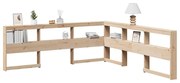859253 vidaXL Табла за книги във формата на буквата L 200 cm