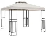 Градинска шатра с черна рамка 3м - бежов плат (CSG1503)