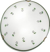 Kolarz 731.13.4.21 - Плафон NONNA 3xE27/60W/230V Ø 50 см зелен