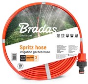 Разпръскващ маркуч, оранжев ,,SPRITZ HOSE" 1/2" - 7.5m с конектори