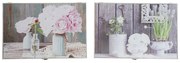 Шкаф за ключове DKD Home Decor Сив Дървен MDF (46.5 x 6 x 31.5 cm) (2 pcs)