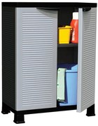 337900 vidaXL Пластмасов шкаф, 68x39x92 см