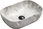 Mexen Rita мивка за плот 45 x 32 см, сив камък - 21084598