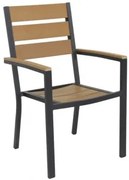 Стол с подлакътник Plasticwood Natural 60 х 57 х 89см - Натурал