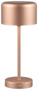 LED настолна лампа с възможност за димиране от мед (височина 30 cm) Jeff - Trio
