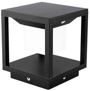 LED соларна лампа с сензор LED/2W/5,5V 3000K IP65 2600 mAh черна