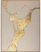 Ръчно рисувана картина 90x120 cm Wild Horizon Gold – Malerifabrikken