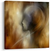 Картина на платно – Мистериозен профил в сенките