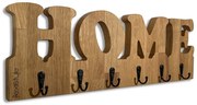 Масивна дъбова закачалка за стена HOME - 50 x 16,5 cm