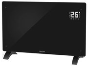Sencor - Умен електрически нагревател/конвектор 2000 W IP24 Wi‑Fi черен + дистанционно управление