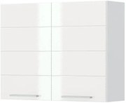 Висящ шкаф Hudson V7-90-2K-White - White glossy