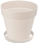 Саксия Yali - 46.5 х 42.5 см - Бяла