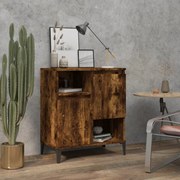 821153 vidaXL Сайдборд, опушен дъб, 60x35x70 см, инженерно дърво