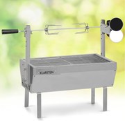 Klarstein Sauenland Mini, ротационен грил със шиш, въртящ се шиш, 4 W, макс. 12 кг, неръждаема стомана