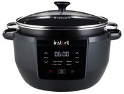 Уред за бавно готвене Slow Cooker Instant Pot Superior 140612801, 800W, 7.1l, До 10 порции, 4 програми, Поддържане на топлината, Черен