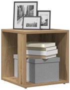 856717 vidaXL Странична маса, дъб артизан, 33x33x34 см, инженерно дърво