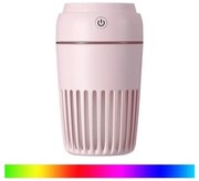 LED RGB овлажнител за въздух 300 мл LED/2W/5V розов