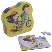 Eurekakids - Прогресивен пъзел 6-9-12-16 части - Колоездачи