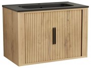 Конзолен шкаф, AREZZO 8045 WOODEN, Inter Ceramic, шперплат, 80x45x55см