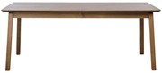 Сгъваема маса за хранене с дъбов плот 95x190 cm Baro - Unique Furniture