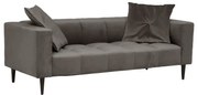 Триместен диван atmosphera Indra, 221x90x75 cm - Сив