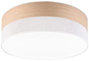 LED Плафониера SIRJA WOOD LED/36W/230V Ø 45 см бял/дъб