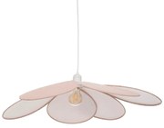 Детска висяща лампа atmosphera Flower, 64 cm, Розов