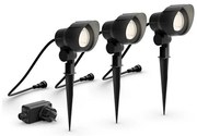 Philips - Комплект 3x LED външни прожектори GARDENLINK LED/6W/230V 2700K IP44