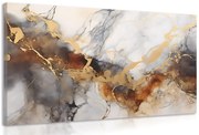 Картина на платно – Кафяво-сив мрамор