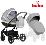 Бебешка количка 2в1 Zaza 2 BUBA - Warm Grey