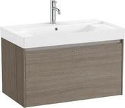 Долен шкаф за умивалник Ona 80 x 46 x 50.5 cm, с едно чекмедже, дървесно тъмно