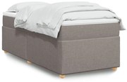 3285349 vidaXL Боксспринг легло с матрак, таупе, 90x200 см, плат