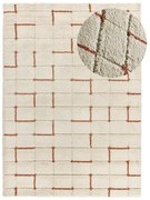 Килим в тухлен и кремав цвят 200x290 cm Brenda – Universal