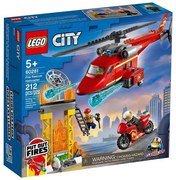 Конструктор LEGO City - Спасителен пожарникарски хеликоптер - 60281