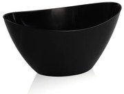 Serinova - Пластмасова саксия "Kayik" 36x13xh15.5см 3,25л черна-(KY03)