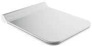OMNIRES BOSTONDEBP - Тоалетна седалка SoftClose BOSTON duroplast/блестящо бял