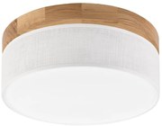 Brilagi - LED таванен плафон BELLADONNA LED/20W/230V, диаметър 30 см, бял/дъб