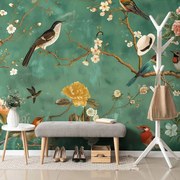 Тапет – Винтидж птици на клони