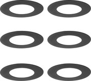 Комплект от 6 черни дистанционера за вградени прожектори 7,5 - 13 см - Spacer