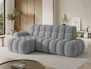 Ъглов диван Нерида-сив-ляв