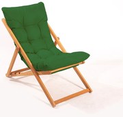 Градински стол My006, цвят Зелен Натурален