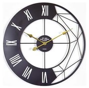 Стенен часовник 1xAA, Ø 60 см, черен