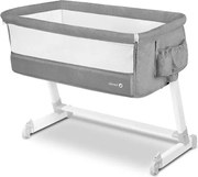 Lionelo - Преносима бебешка кошара THEO Concrete