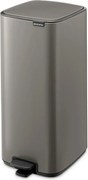 Сиво стоманено кошче за боклук с педал 30 l Bo – Brabantia
