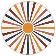 Кръгъл килим подходящ за пране и за прахосмукачки роботи ø 120 cm Comfort – Mila Home