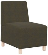 4108511 vidaXL Модулен диван без ръкави Военнозелено 55 x 74 x 82 см